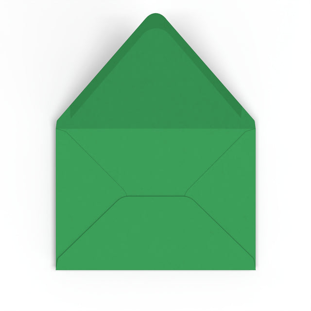 C5 Kelly Green British Made Gummed V-Flap Envelope (162 x 229mm)