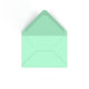 C6 Jade Green British Made Gummed V-Flap Envelope (114 x 162mm)