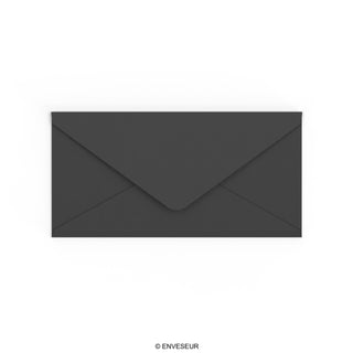 Čierna obálka 110x220 mm (DL)