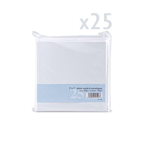 White Smooth Cards & Envelopes Pack