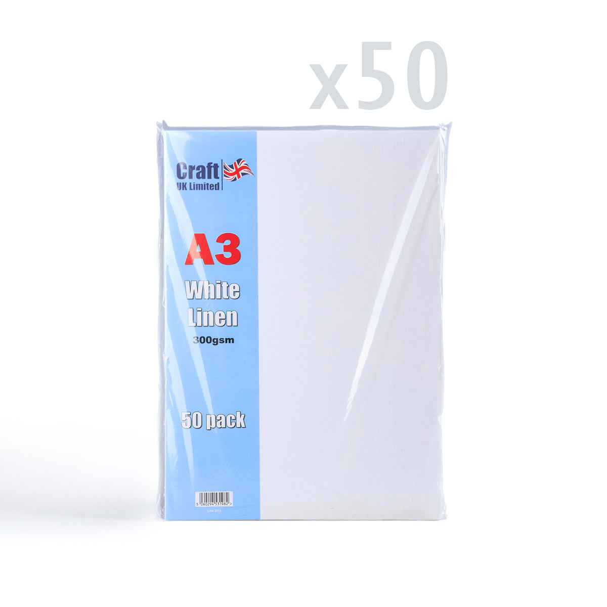 Ľanová Kartička 300 g/m² balenie