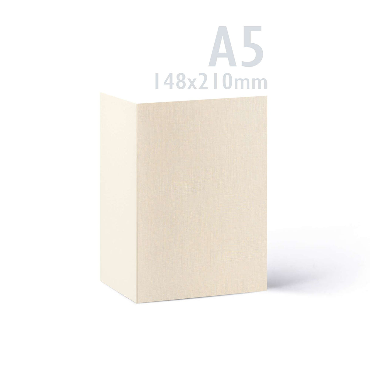 Karty a obálky s ľanovou štruktúrou – balenie