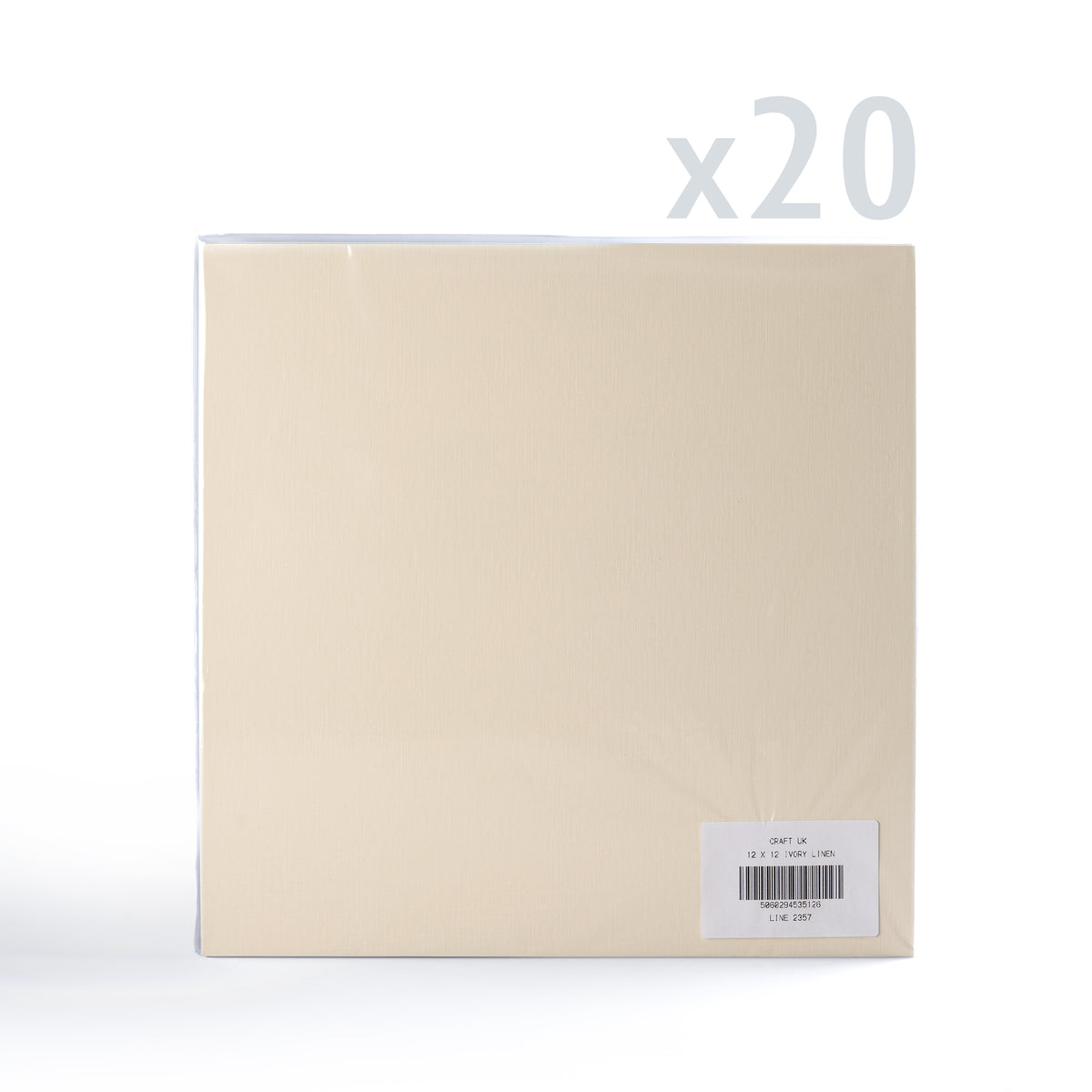 Ľanová Kartička 300 g/m² balenie