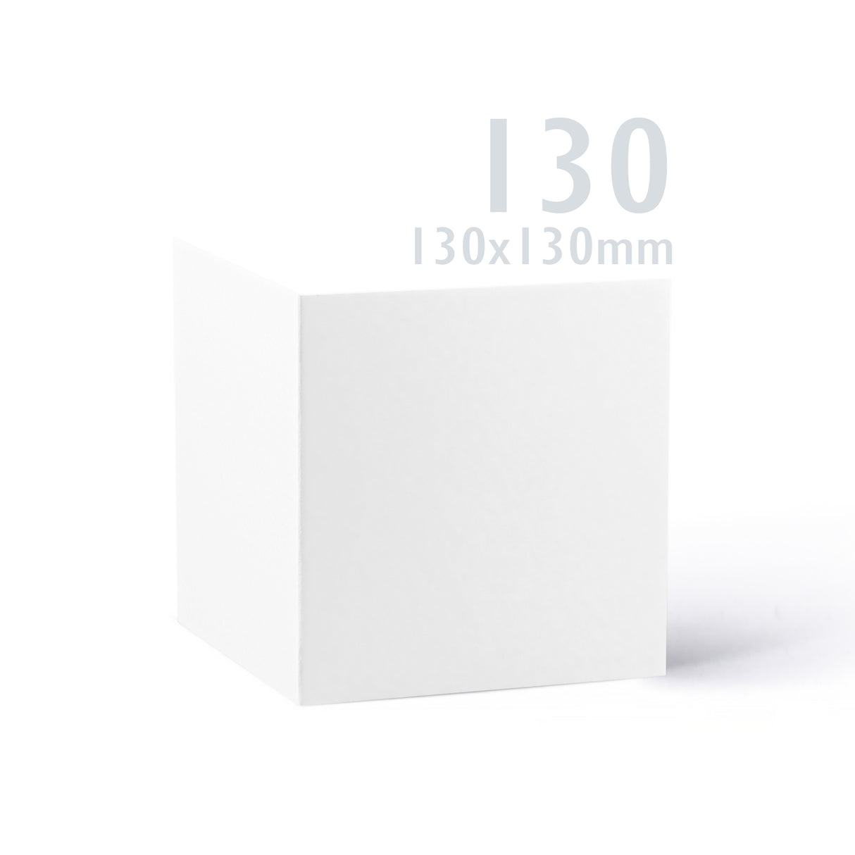 Hladké biele kartičky 250 g/m² a obálky 100 g/m² – balenie