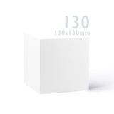 Hladké biele kartičky 250 g/m² a obálky 100 g/m² – balenie