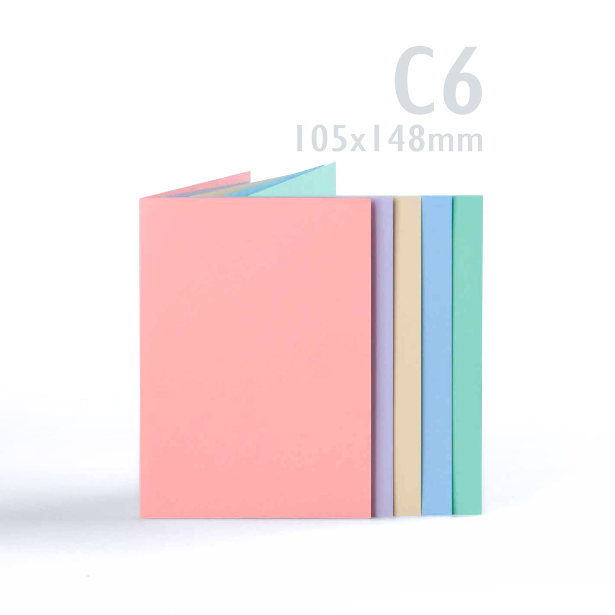 Pastelové karty 225 g/m² & obálky 100 g/m²