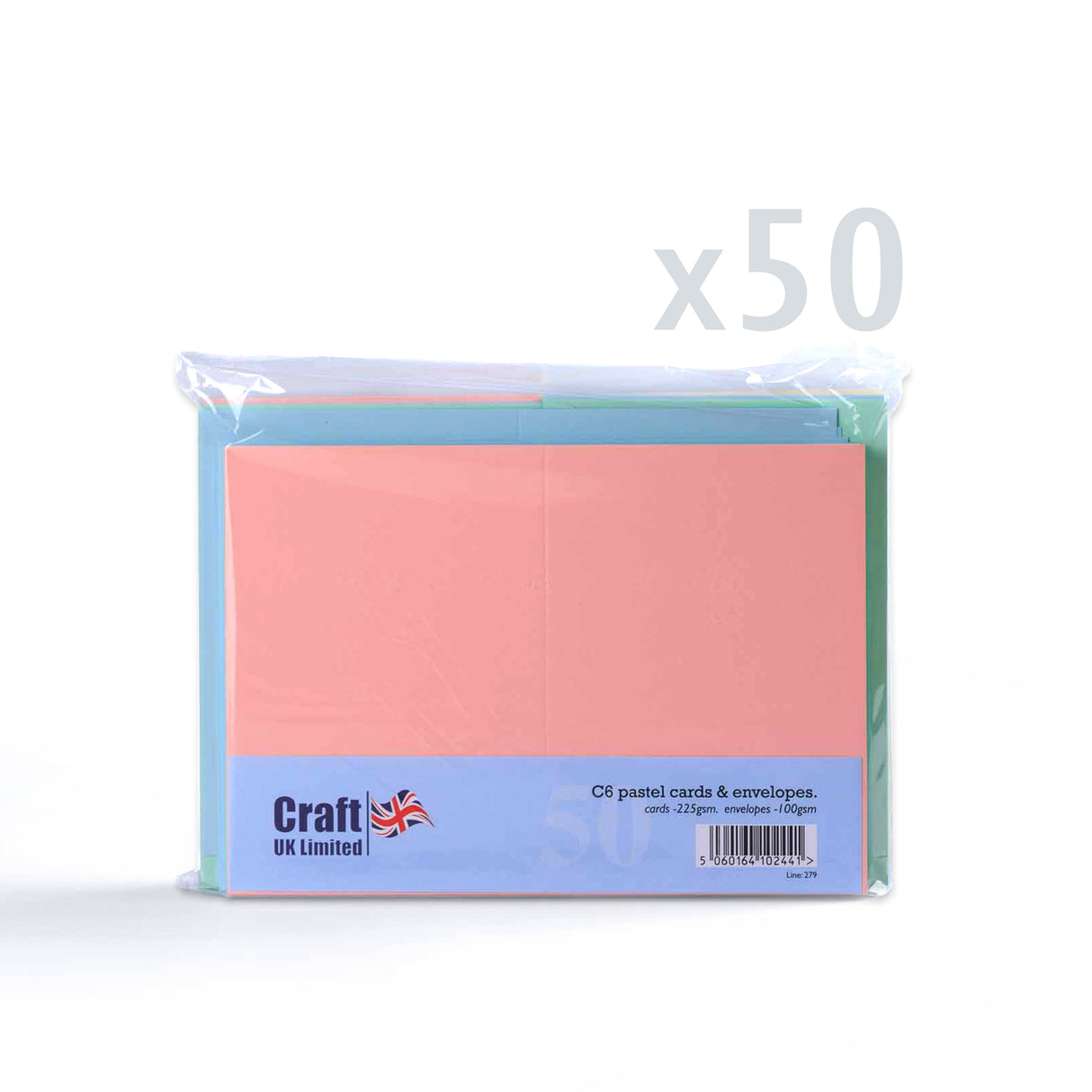 Pastelové karty 225 g/m² & obálky 100 g/m²