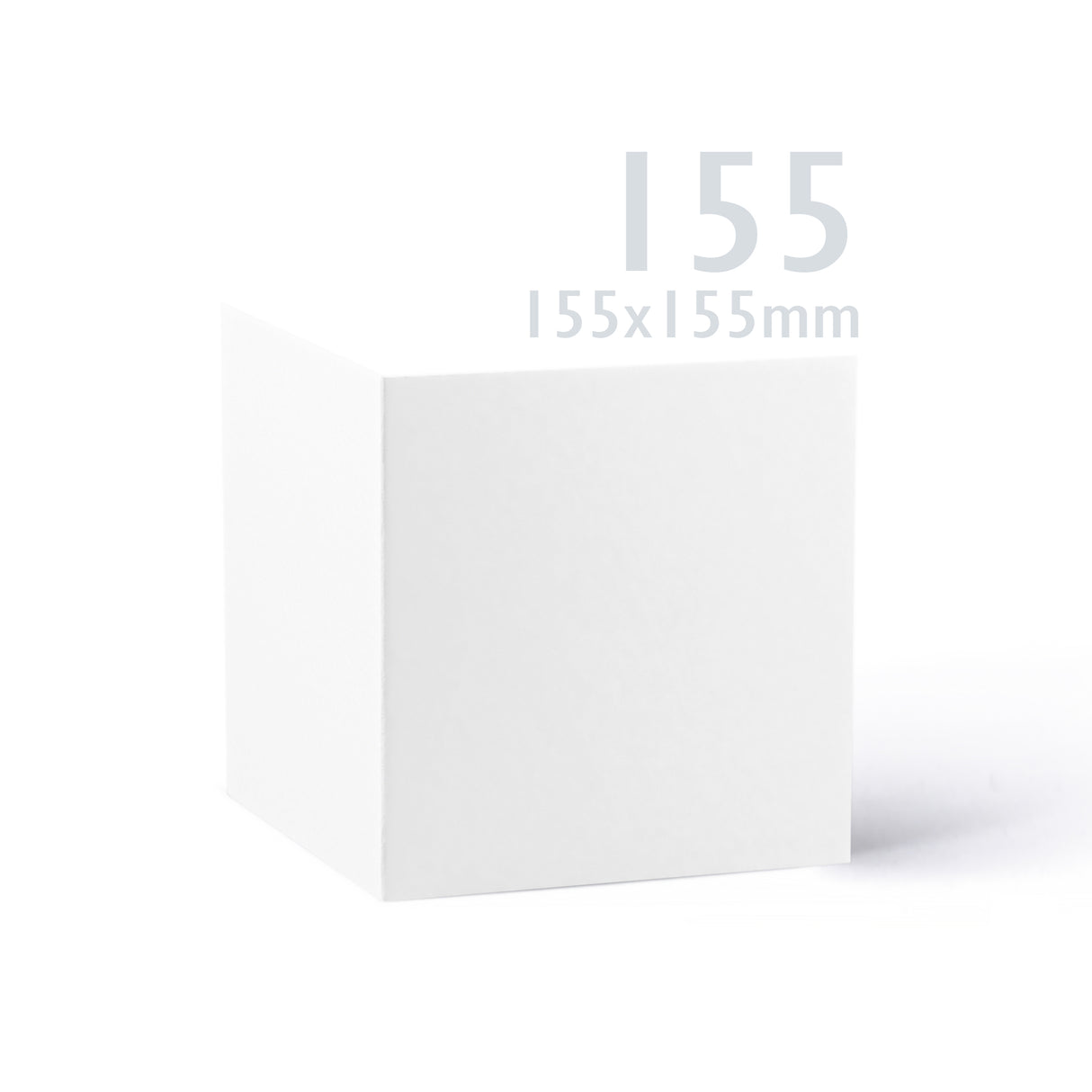 Hladké biele kartičky 250 g/m² a obálky 100 g/m² – balenie