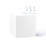 Hladké biele kartičky 250 g/m² a obálky 100 g/m² – balenie