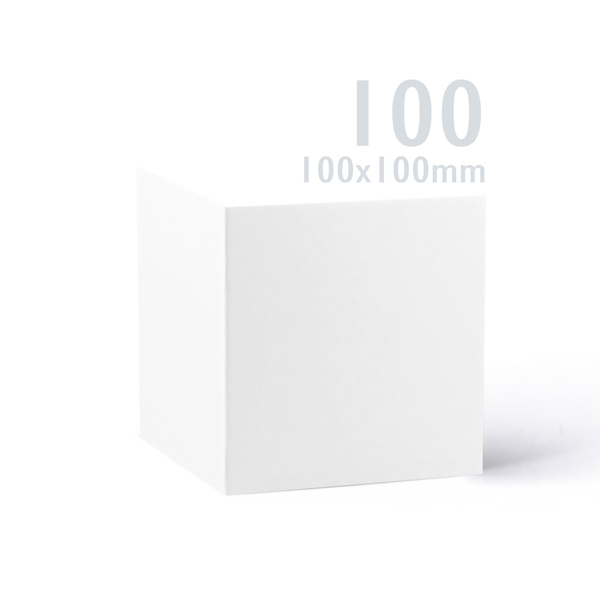 Hladké biele kartičky 250 g/m² a obálky 100 g/m² – balenie