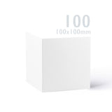 Hladké biele kartičky 250 g/m² a obálky 100 g/m² – balenie