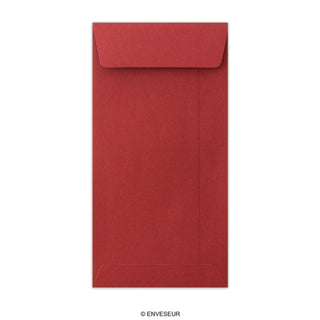 220x110 mm (DL) Tmavočervená vrecúšková obálka
