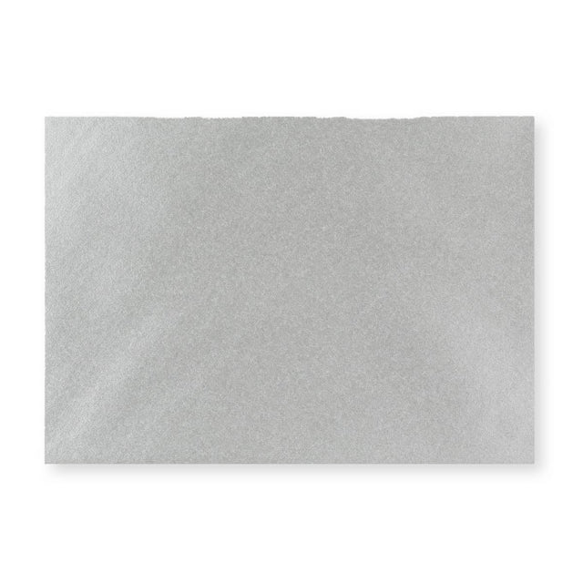 Metallic Silver Gummed V-Flap Greeting Card Envelope (125 x 175mm)