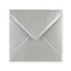 Metallic Silver Gummed V-Flap Greeting Card Envelope (140 x 140mm)
