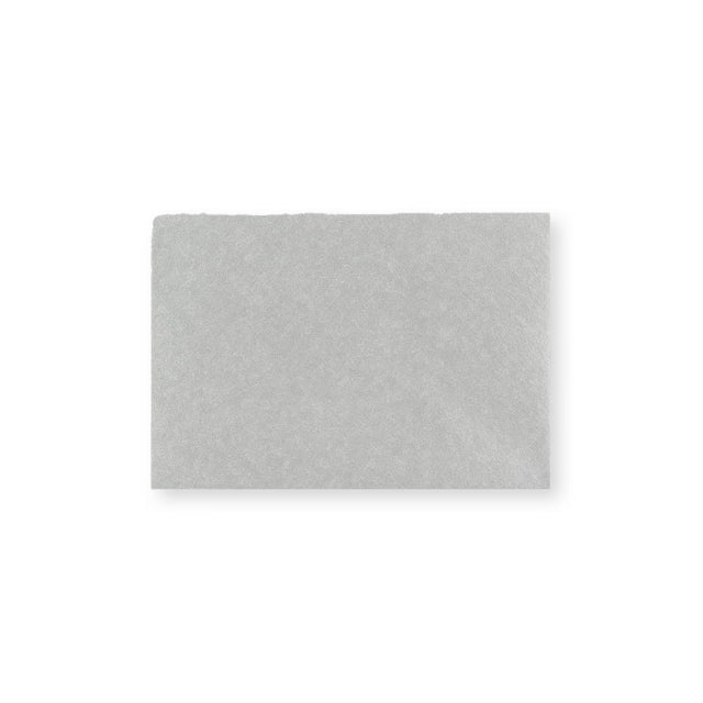 Metallic Silver Gummed V-Flap Greeting Card Envelope (70 x 100mm)