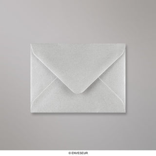 82x113 mm (C7) Strieborná metalická obálka