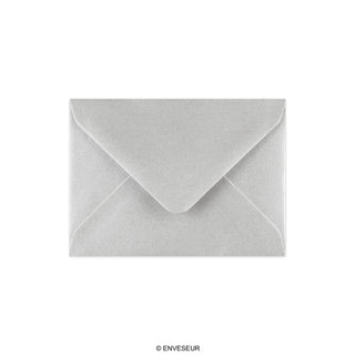 82x113 mm (C7) Strieborná metalická obálka