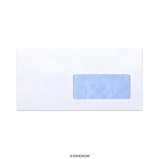 110x220 mm (DL) Biela obálka
