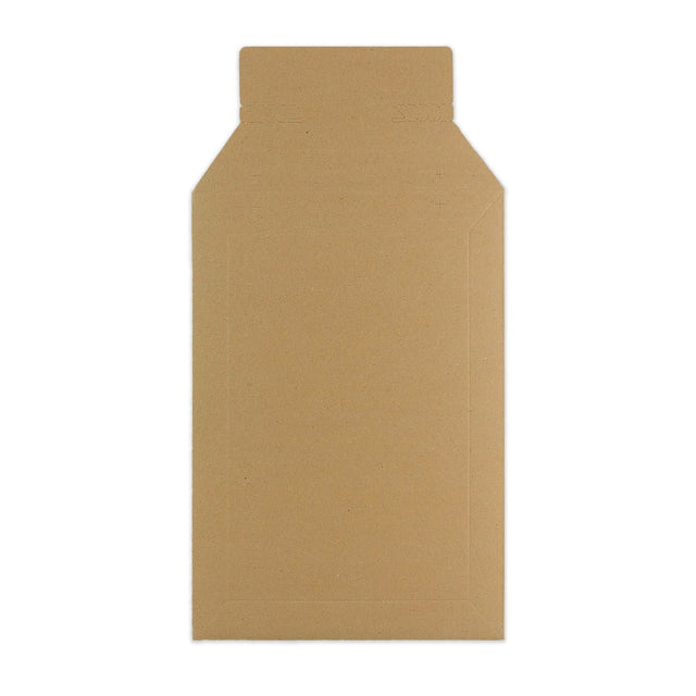 Manila Brown Peel & Seal Rigid Board Mailers Envelope (245 x 170mm)