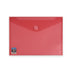Translucent Documents Folder (V-Lock) Red 240 x 335 mm (C4)