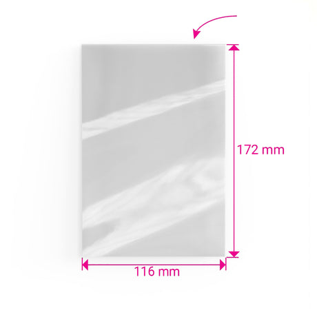 Celofánové vrecúško s otvorom bez zatvárania