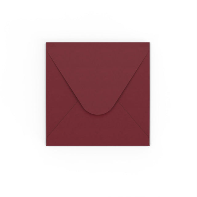 Burgundy envelopes Burgundy 110 x 110 mm Gummed