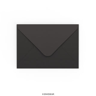 125x175 mm Čierna obálka