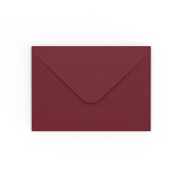 Burgundy envelopes Burgundy 125 x 175 mm Gummed