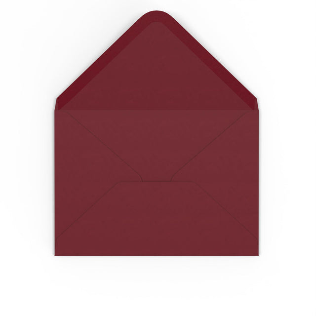 Burgundy envelopes Burgundy 125 x 175 mm Gummed