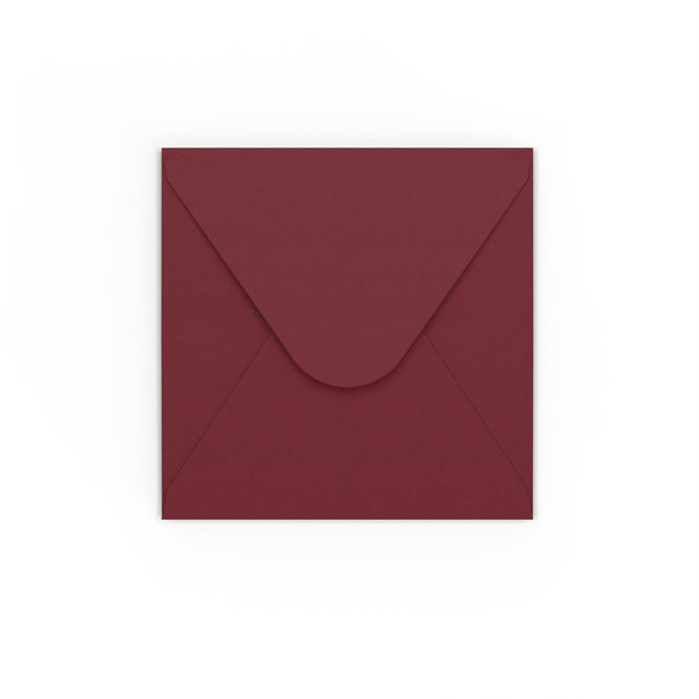 Burgundy envelopes Burgundy 130 x 130 mm Gummed