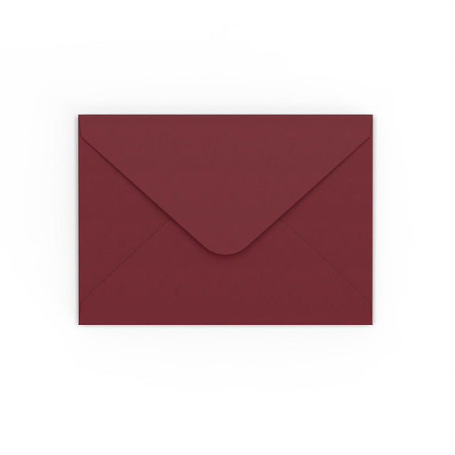Burgundy envelopes Burgundy 133 x 184 mm Gummed