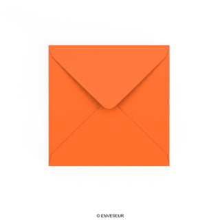 140x140 mm Oranžová obálka