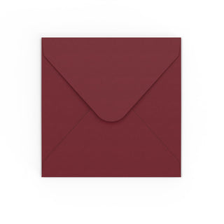 Burgundy envelopes