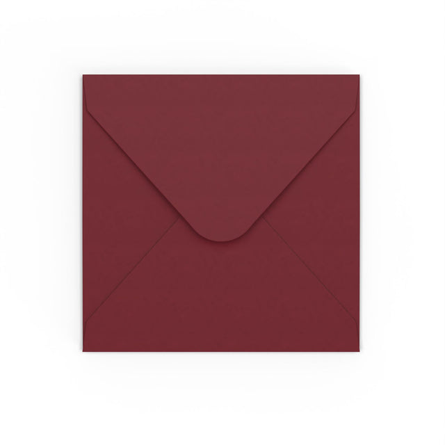 Burgundy envelopes Burgundy 155 x 155 mm Gummed