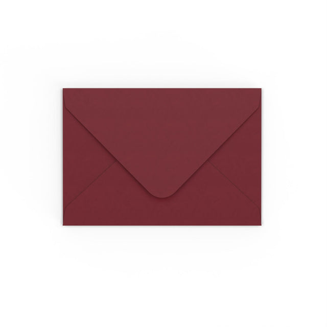 Burgundy envelopes Burgundy 65 x 94 mm Gummed