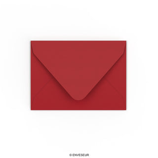 82x113 mm (C7) Tmavočervená obálka