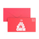 Christmas Santa Clause Envelopes Dark Red 110 x 220 mm (DL)