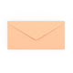 DL Salmon Pink Gummed V-Flap Envelope (110 x 220mm)