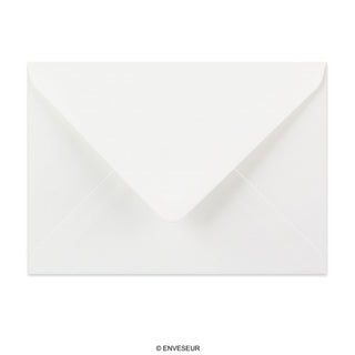 125x175 mm Biela štruktúrovaná obálka