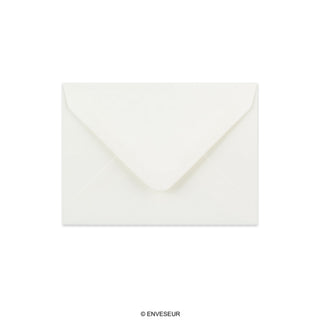 82x113 mm (C7) Biela štruktúrovaná obálka