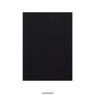 Čierna Obálka s Kartónovou Zadnou Stenou 229x162 mm (C5)