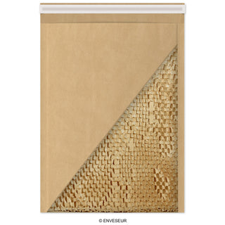 Ekologické obálky s ochranným papierovým vláknom - Honeycomb