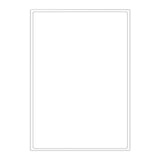 Biele samolepiace štítky