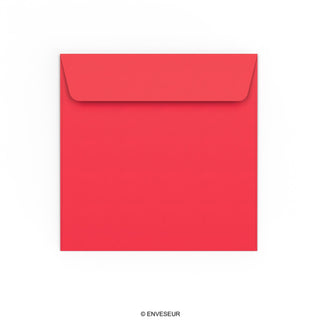 155x155 mm Svetločervená obálka