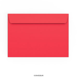 162x229 mm (C5) Svetločervená obálka
