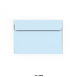 114x162 mm (C6) Pastelovo-modrá obálka