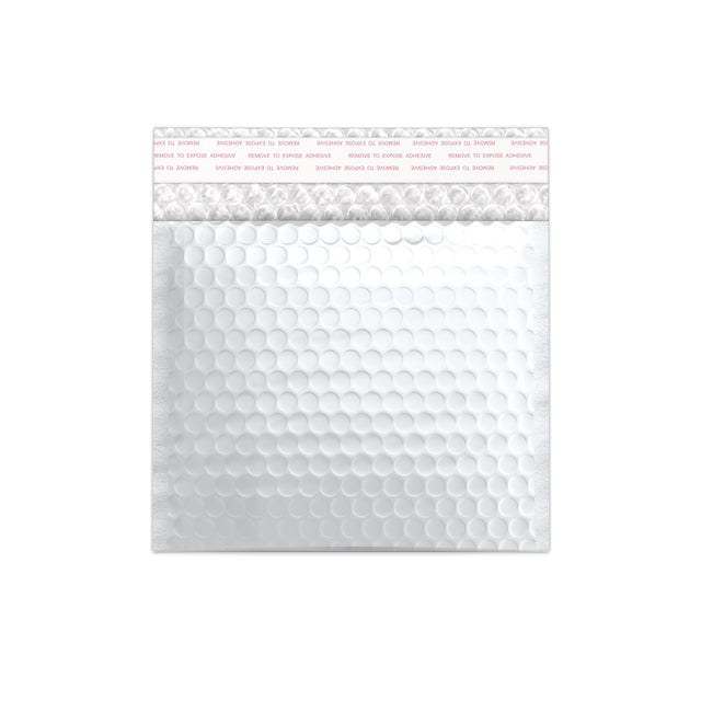 Matt Bubble Bag Mailers Silver 165 x 165 mm