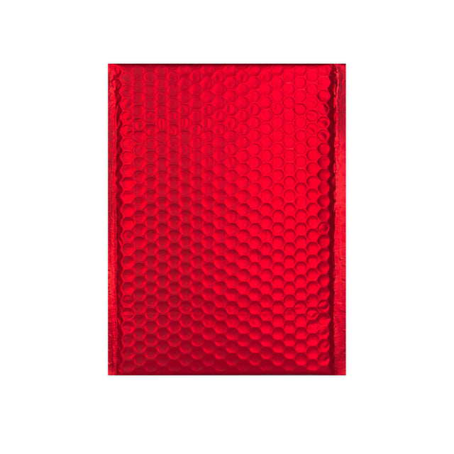 Matt Bubble Bag Mailers Red 250 x 180 mm