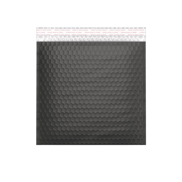 Matt Bubble Bag Mailers Black 270 x 270 mm