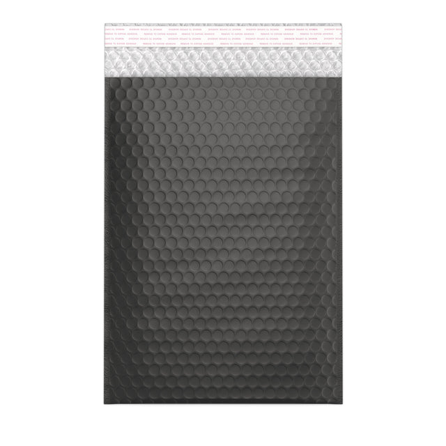 Matt Bubble Bag Mailers Black 324 x 230 mm (C4)